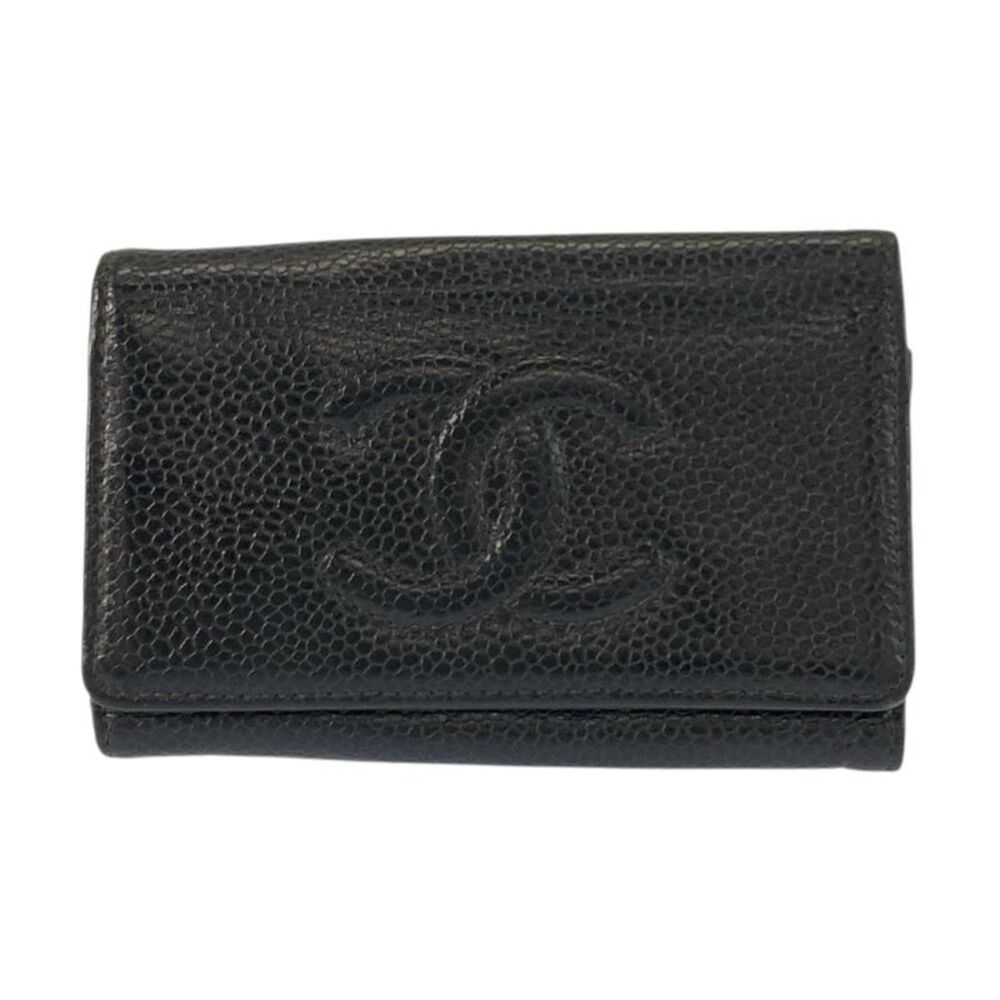 Chanel Leather Coco Mark Key Case